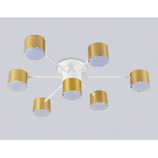 Потолочный светильник Ambrella light FL51725/7 WH/GD белый/золото GX53/7 max 12W 645*135