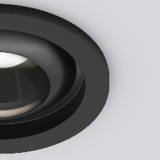 25022/LED / Светильник встраиваемый 5W 4200K BK черный