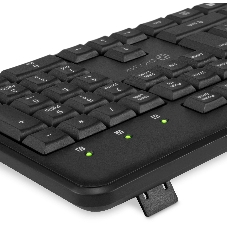 Комплект клавиатура+мышь Oklick S650 проводной, USB, 2000 DPI, чёрный