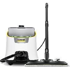 Пароочиститель Karcher SC 4 Deluxe Iron EasyFix белый, напольный, 2200 Вт, 60 г/мин, 1300 мл