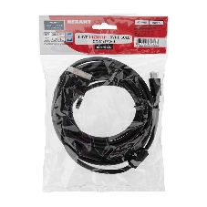 Шнур Rexant HDMI - DVI-D с фильтрами, длина 7 метров (GOLD) (PE пакет)