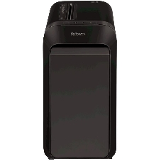 Шредер Fellowes PowerShred LX220 черный (секр.P-4)/перекрестный/20лист./30лтр./скрепки/скобы/пл.карты