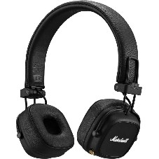 Беспроводные/проводные наушники Marshall Major IV черный, накладные, Bluetooth + проводной, беспроводная зарядка, до 80 ч