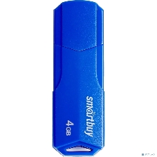 Флешка USB Smartbuy CLUE Blue (SB4GbCLU-BU), 4Gb, USB 2.0, R/W 15/8, синий