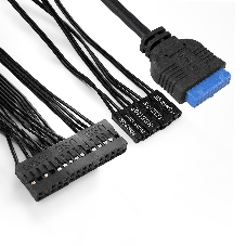 Компьютерный корпус ExeGate EX284031RUS Minitower BA-203U Black, mATX, (AA500, 80мм), 2хUSB+1хUSB 3.0, Audio