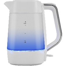 Чайник электрический Vitek VT-WK1058 1.7л. 2200Вт белый корпус: стекло/пластик