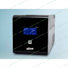 Источник бесперебойного питания PowerMan Smart Sine 1000 черный (Pure Sine Wave/LCD Display/USB/Software/RJ11/45)
