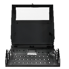 Шкаф коммутационный NTSS (NTSS-SOHO5U-BL) настенный 5U 520x140 мм пер. дв. стекл несъемн. бок. пан. 80 кг черный