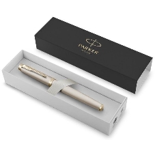 Ручка роллер Parker IM Monochrome T328 (2172955) Champagne PVD F черн. черн. подар.кор.