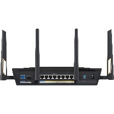 Маршрутизатор ASUS RT-BE88U, черный/желтый, 90IG08V0-MO3N0V