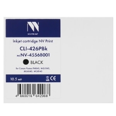Картридж струйный NVPrint CLI-426PBk (NV-4556B001) Black для Canon Pixma iP4840, MG5140, MG6140, MG8140 (10.5 мл) совместимый