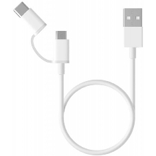 USB-кабель Xiaomi Mi 2-in-1 USB Cable Micro-USB to Type-C (30cm)