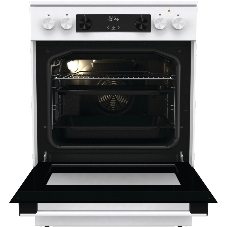 Плита электрическая Gorenje GEC6C40WD белый, конфорок 4 электрических, духовка 71 л, 60 см x 85 см x 60 см