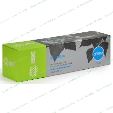 Картридж лазерный Cactus CS-CF351A голубой (1000 стр.) для HP M176/M177