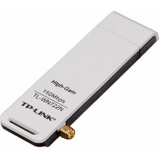 Адаптер TP-Link SOHO TL-WN722N 150Mbps High Gain Wireless N USB Adapter with Cradle, 1T1R, 2.4GHz, 802.11n/g/b, 1 detachable antenna