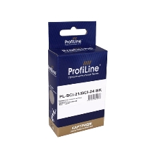 Картридж струйный ProfiLine PL-BCI-21 & BCI-24 для принтеров Canon BJC 4000/S200/S300 Black водн