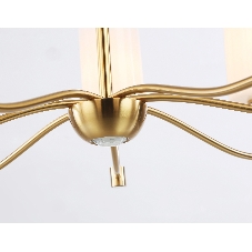 Люстра Ambrella light LH56053/7 BS/FR латунь/белый матовый E14*7 max 40W D680*950