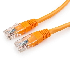 Патч-корд UTP Cablexpert cat.5e, 0.25м, литой, многожильный, оранжевый