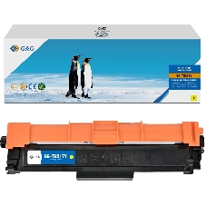 Картридж лазерный G&G, аналог Brother TN-217Y красный 2.3k