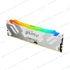 Оперативная память Kingston Fury Renegade, DDR5, 16Gb (1x16 GB), 6400 MHz, CL32, DIMM, радиатор, RGB, белый