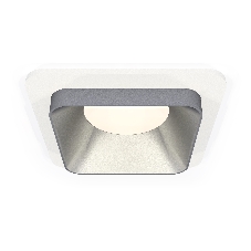 Комплект встраиваемого светильника Ambrella light XC7901003 SWH/SSL белый песок/серебро песок MR16 GU5.3 (C7901, N7703)
