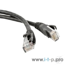 Патч-корд Hyperline PC-LPM-UTP-RJ45-RJ45-C5e-5M-LSZH-BK Патч-корд U/­UTP, Cat.5е, LSZH, 5 м, черный 