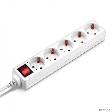 Сетевой удлинитель Buro BU-PS5.5/W 5 м (5 розеток) белый (пакет ПЭ)