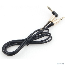Кабель Cablexpert аудио 90˚ CCAB-02-35MML-1MB. 3.5 Jack (M)/3.5 Jack (M), черный, 1м, блистер