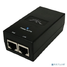 Сетевое оборудование UBIQUITI POE-24-12W(EU) блок питания с PoE, 220 VAC -> 24VDC, 0,5A - для абонентов