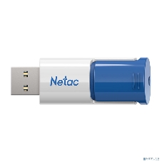 Флешка USB Netac U182 Blue (NT03U182N-256G-32BL), 256Gb, USB 3.0, R/W 70/30, белый/синий