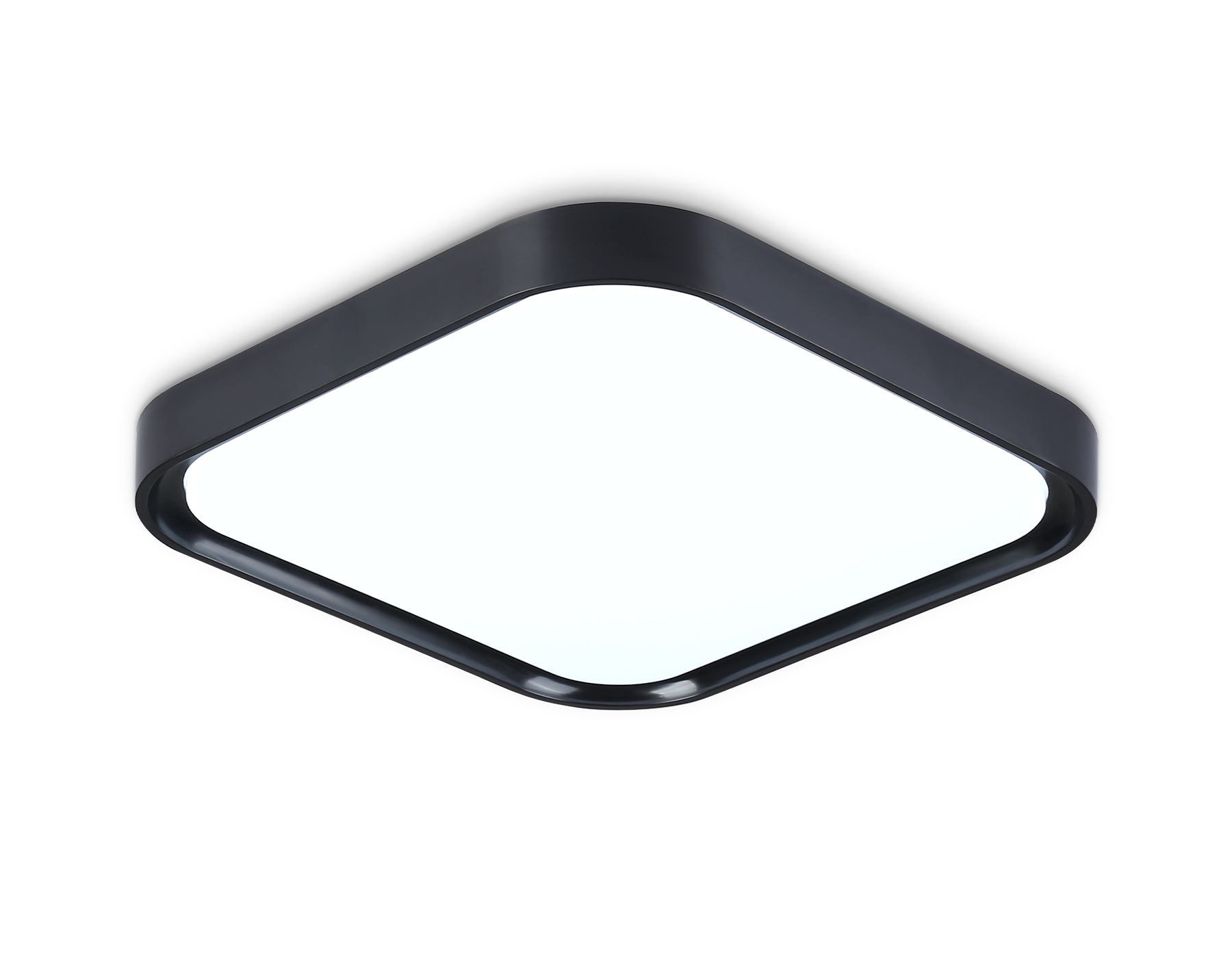 Потолочный светодиодный светильник Ambrella light FZ1262 BK черный 18W 5000K 250*250*60 (Без ПДУ)