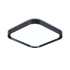 Потолочный светодиодный светильник Ambrella light FZ1262 BK черный 18W 5000K 250*250*60 (Без ПДУ)