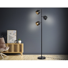 Светильник Ambrella light TR8155/3 BK черный E27*3 max 40W D370*1530