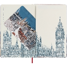 Блокнот Moleskine LIMITED EDITION I AM LONDON LEQP060IAMLO Large 130х210мм, 240 страниц, слоновая кость страницы линейка, твердая обложка, белый