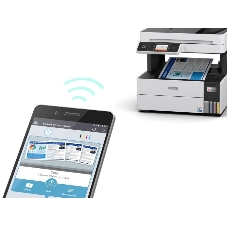 МФУ струйное Epson L6490 (C11CJ88405), A4, цветной, печ. до 17 стр/мин. (ч/б) до 9.5 стр/мин. (цвет), 1200 x 4800 dpi (печать) 1200x2400dpi (скан.), USB, RJ-45, Wi-Fi