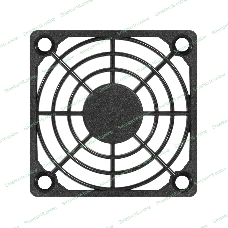 Решетка для вентилятора 60x60 ExeGate EG-060PSB (60x60 мм, пластиковая, квадратная, черная)