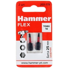 Бита Haммer Flex 203-179TORX-1025мм, 2шт.