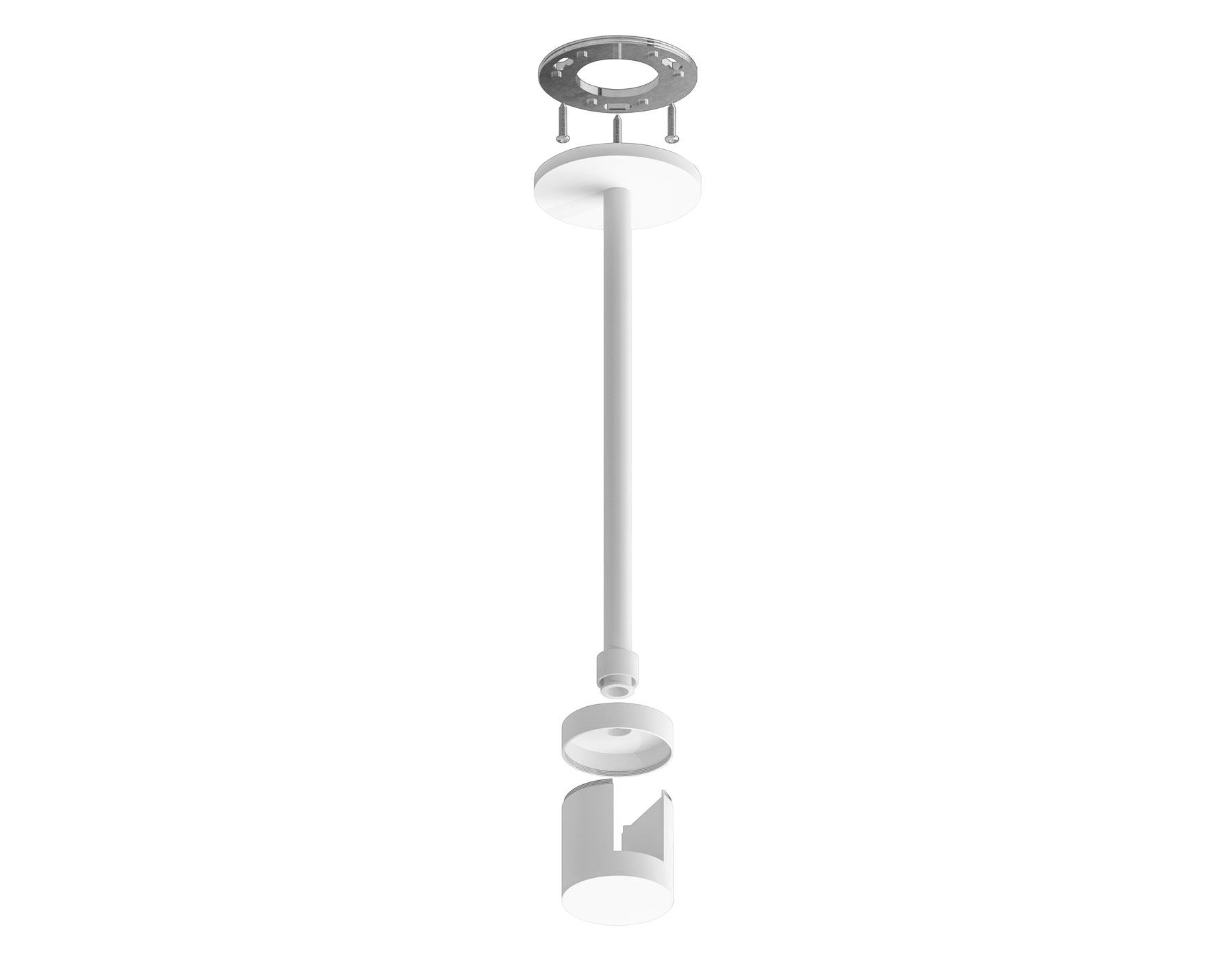Крепеж накладной A9226 WH белый D20*200mm