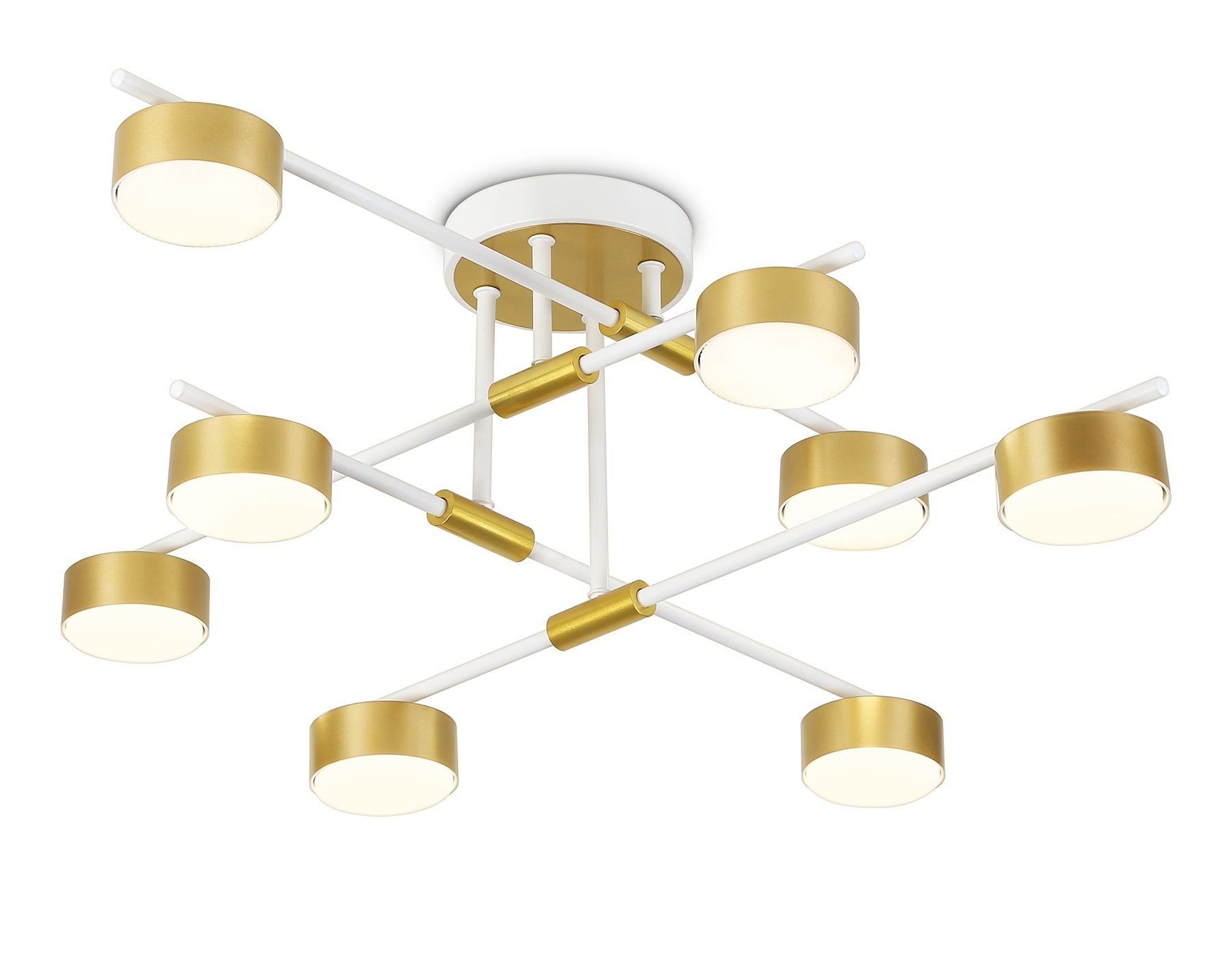 Потолочный светильник Ambrella light FL51751/8 WH/GD белый/золото GX53/8 max 12W 720*720*245