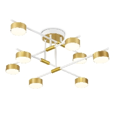Потолочный светильник Ambrella light FL51751/8 WH/GD белый/золото GX53/8 max 12W 720*720*245