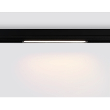 Управляемый светодиодный светильник для шинопровода Magnetic Ambrella light GL1272 BK черный IP20 15W 3000K-6400K 220V 120° 342*25*42 (Без ПДУ)