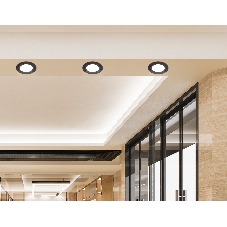 Светильник Ambrella light TN51823 BK черный GX53 max 15W D110*39