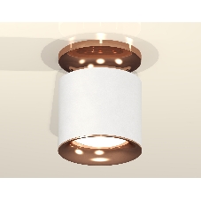 Светильник Ambrella Light XS7401142 SWH/PPG белый песок/золото розовое полированное MR16 GU5.3 (N7930, C7401, N7015)