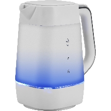 Чайник электрический Vitek VT-WK1058 1.7л. 2200Вт белый корпус: стекло/пластик