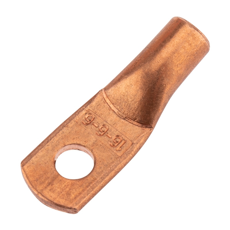 Наконечник медный Rexant ТМ 16-6-6 (16 мм² - Ø6 мм) (в упак. 5 шт.)