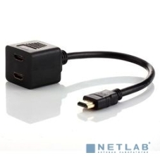 ПЕРЕХОДНИК Rexant (17-6832) шт.HDMI - 2гн.HDMI (провод) GOLD 
