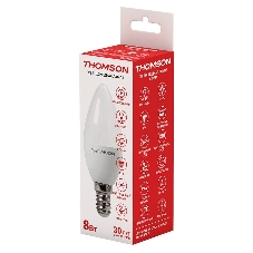 Лампа светодиодная Hiper THOMSON LED CANDLE 8W 670Lm E14 4000K TH-B2016