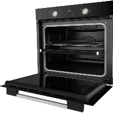 Встраиваемый духовой шкаф Kuppersberg HO 608 B электрический, High-Tech, 60 см, объем 80 л, 8 режимов, поворотное управление, макс. Температура 300 градусов, дисплей, таймер, черный