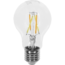 Умная LED лампа филамент GEOZON/E27/A60/5.5W/2200K-5500K/Wi-Fi/AC 220-250В, 50/60Гц/500lm/transparent GSH-SLF01