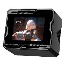 Система охлаждения Water Cooling System PCCooler GT360M ARGB Display BK (300W, 360mm, LED temp., Black, ARGB/Fans: 3x120mm, 75.8CFM, 33.7dBA, 2200RPM/Pump height 85mm, 15dBA, 2600RPM, Rad thickness 27mm/S: 1851, 1700, 1200, 115X, AM5, AM4)